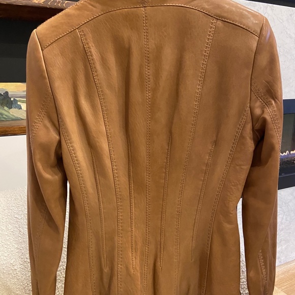Elie Tahari leather jacket - Picture 2 of 3